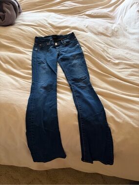 Hudson Jeans Dark Blue Bootcut Stretch Denim